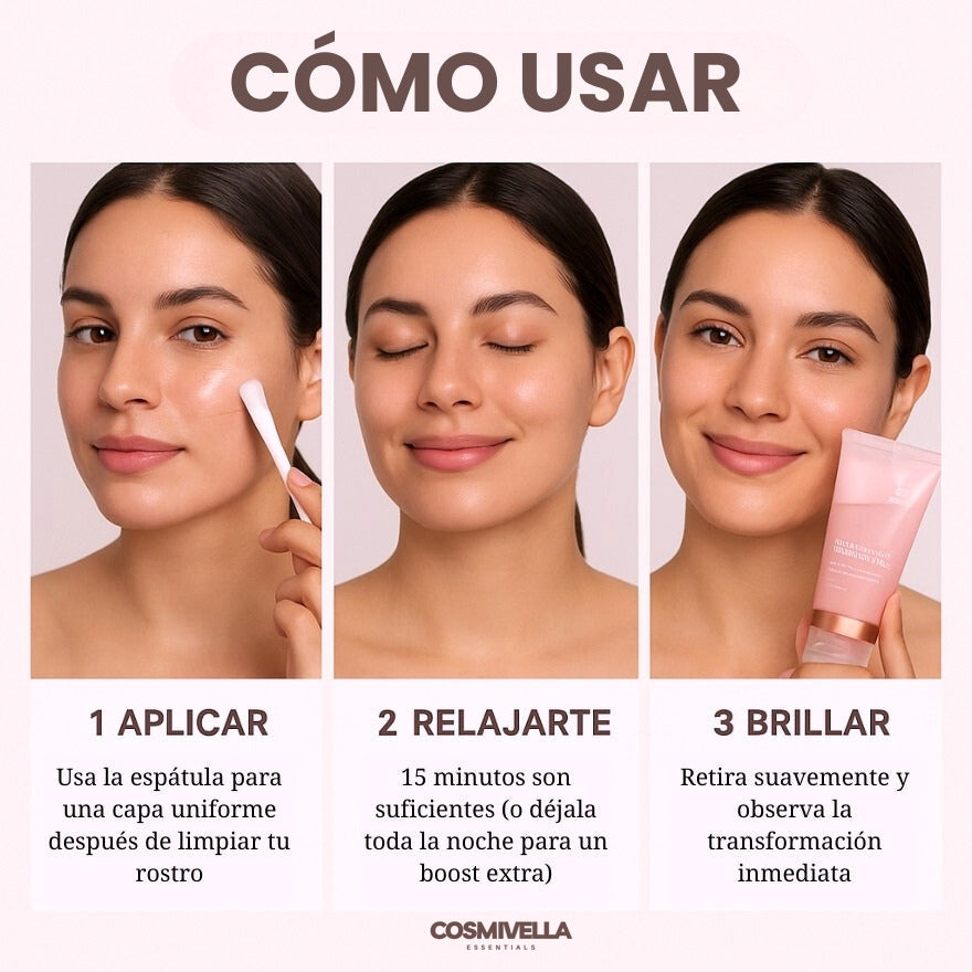 Mascarilla Facial de Colágeno Coreana Viral