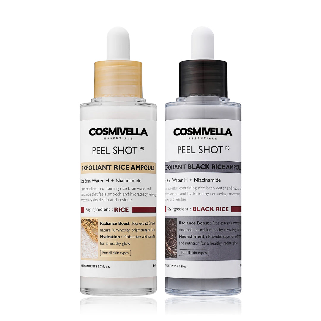 Dúo de Ampollas de Arroz Peel Shot Glow